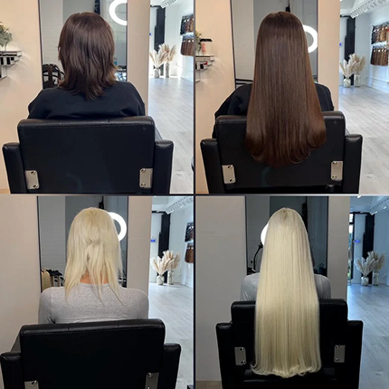 Before & After Ktip Extensions